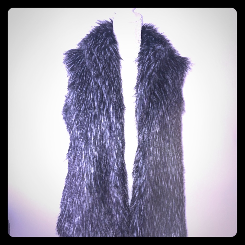 Oversized Faux Fur Vest